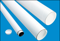WHITE MAILING TUBES