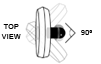 Oscillating Wall Mount Fan