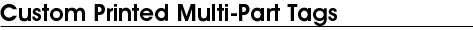 Custom Printed Color Tags