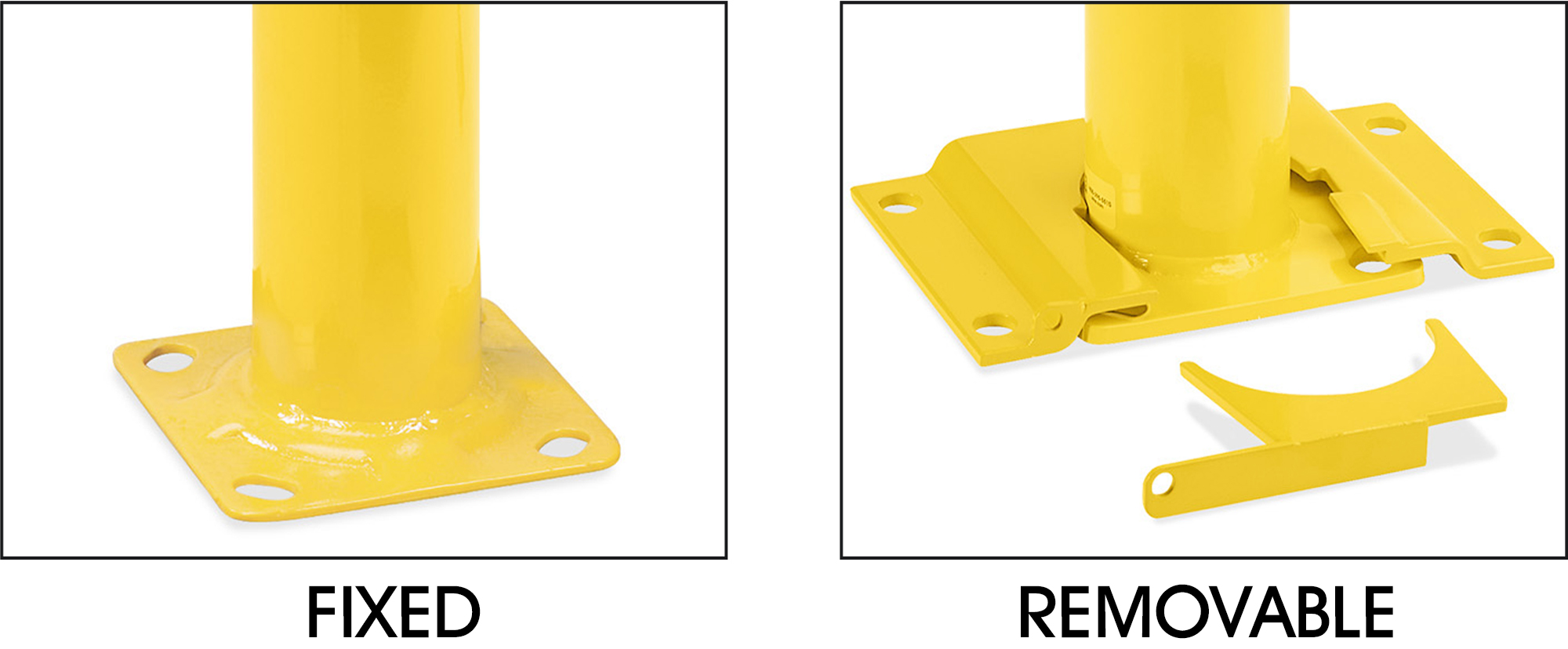 Bollards, Safety Bollards, Removable Bollards in Stock ULINE