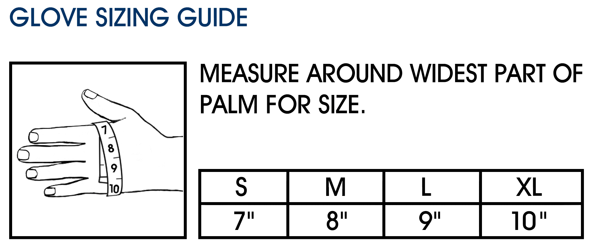 Ansell Hyflex Glove Size Chart