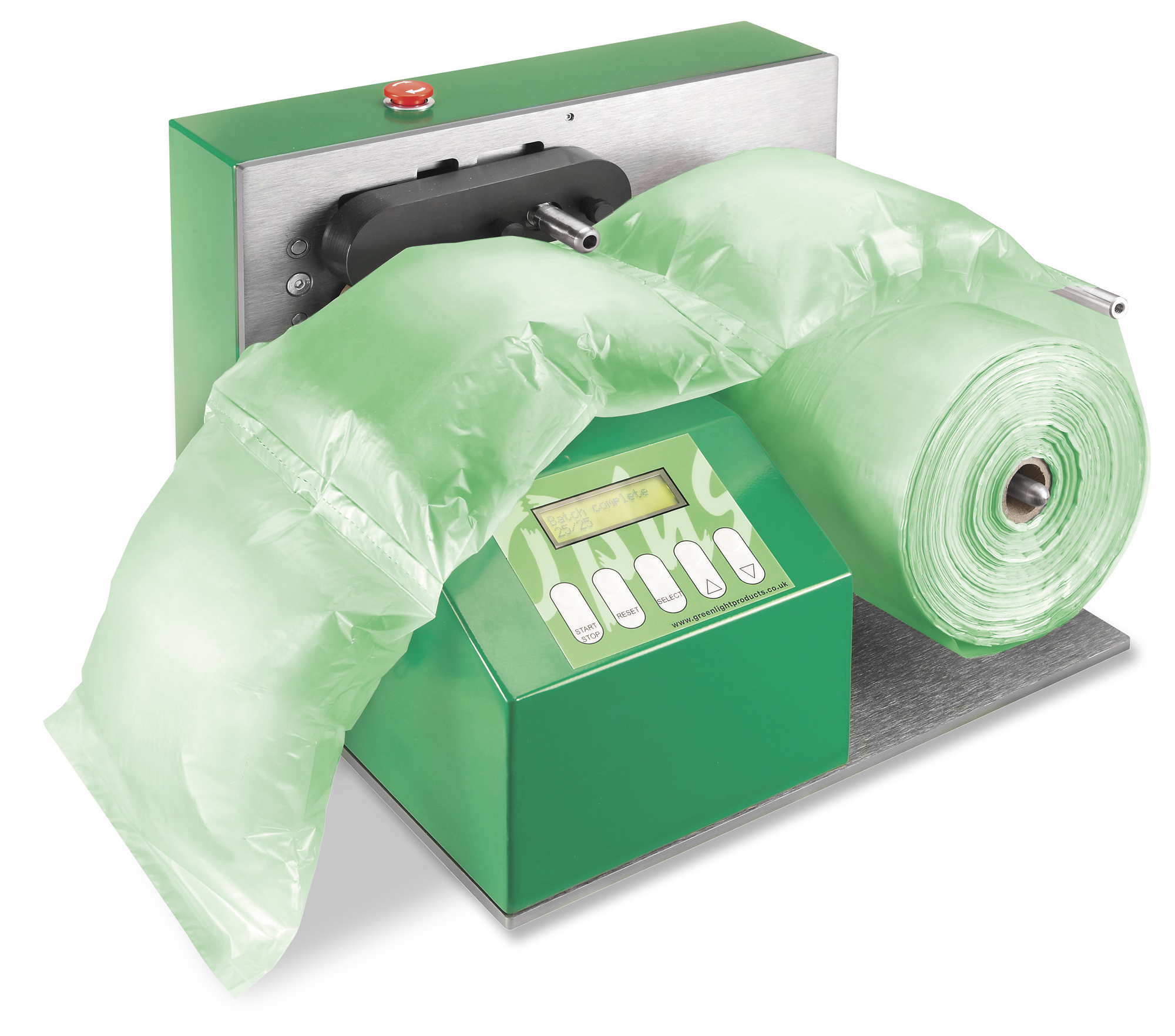 EcoFriendly Green Air Pillow Film for Uline Air Pillow Machine 8 x 8" S18598 Uline
